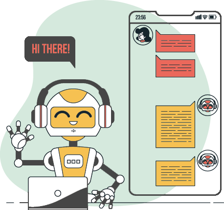Automated Bot Question Based Free Chat Button & Widget for Website